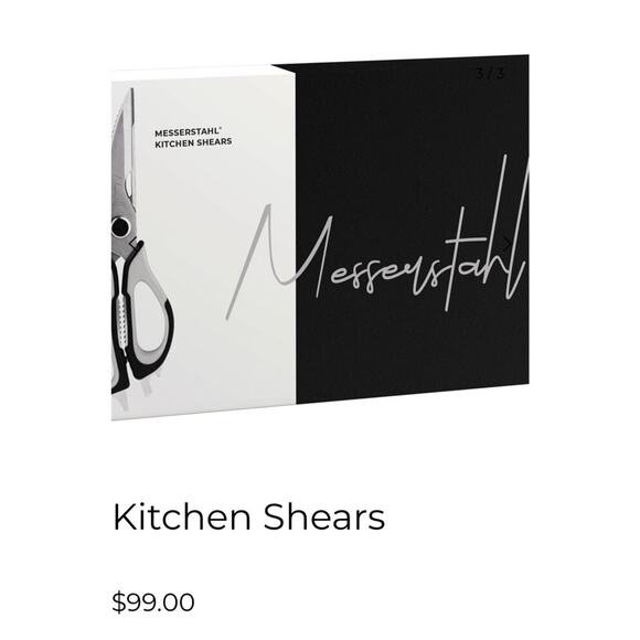 MESSERSTAHL Kitchen Shears retail $159 - Picture 1 of 4